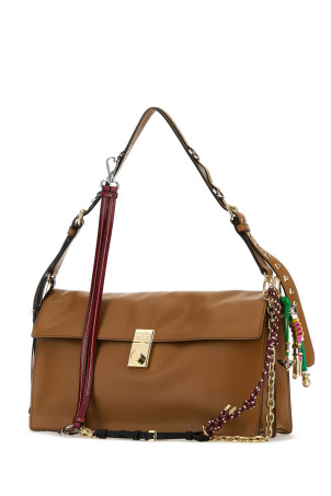 Большая сумка через плечо Prada Soft Sound из верблюжьей кожи PRADA (1BD378VOO62C6A) Большая сумка через плечо Prada Soft Sound из верблюжьей кожи PRADA (1BD378VOO62C6A)