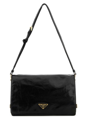 Black leather medium shoulder bag Black PRADA (1BD385VOVJ2CYR) Black leather medium shoulder bag Black PRADA (1BD385VOVJ2CYR)