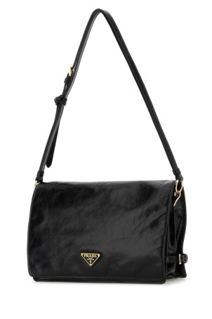 Black leather medium shoulder bag Black PRADA (1BD385VOVJ2CYR) Black leather medium shoulder bag Black PRADA (1BD385VOVJ2CYR)