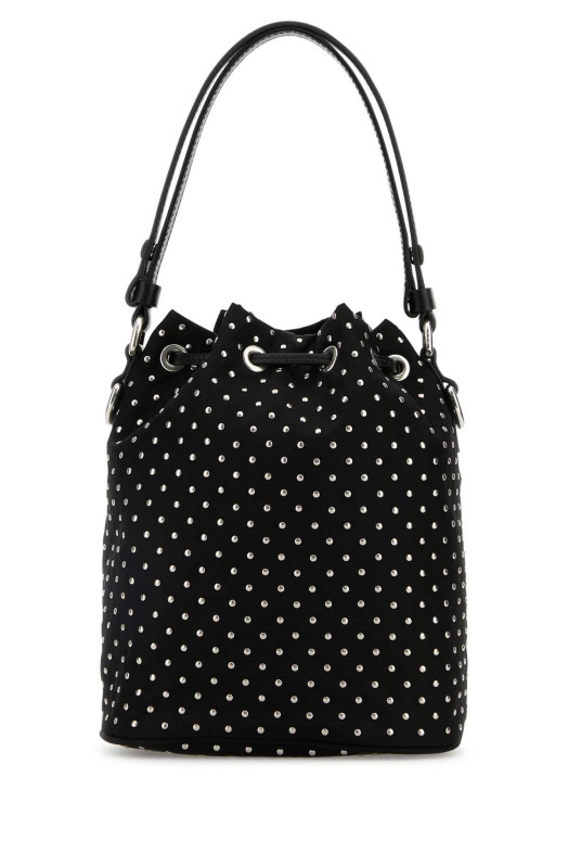 Black Re-Nylon bucket bag Black PRADA (1BE067VOOM2HGV) Black Re-Nylon bucket bag Black PRADA (1BE067VOOM2HGV)