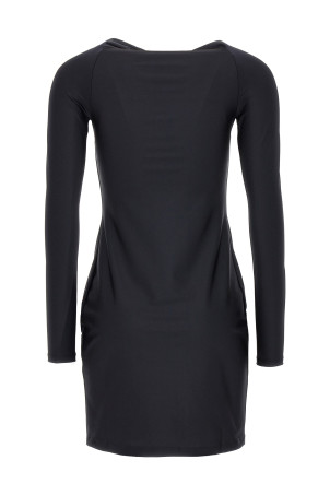 Платье с вырезами и асимметричным подолом, черное COPERNI (COPJS18545BLACK) Платье с вырезами и асимметричным подолом, черное COPERNI (COPJS18545BLACK)