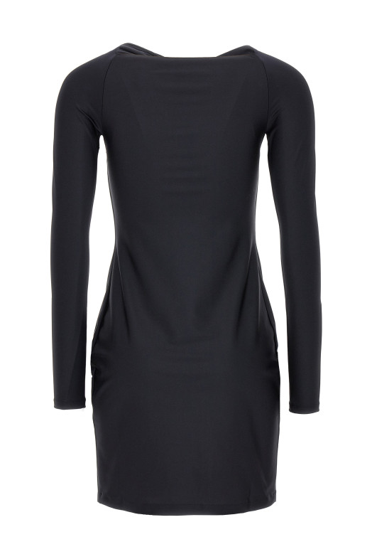 Платье с вырезами и асимметричным подолом, черное COPERNI (COPJS18545BLACK) Платье с вырезами и асимметричным подолом, черное COPERNI (COPJS18545BLACK)