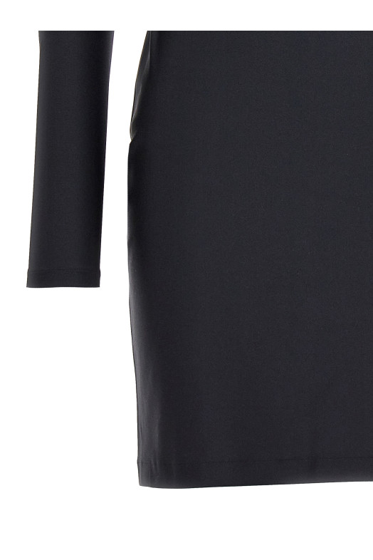 Платье с вырезами и асимметричным подолом, черное COPERNI (COPJS18545BLACK) Платье с вырезами и асимметричным подолом, черное COPERNI (COPJS18545BLACK)