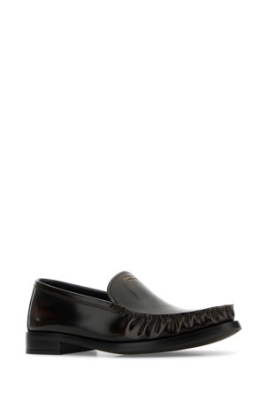 Dark brown leather loafers PRADA (1D991NFA020P39) Dark brown leather loafers PRADA (1D991NFA020P39)