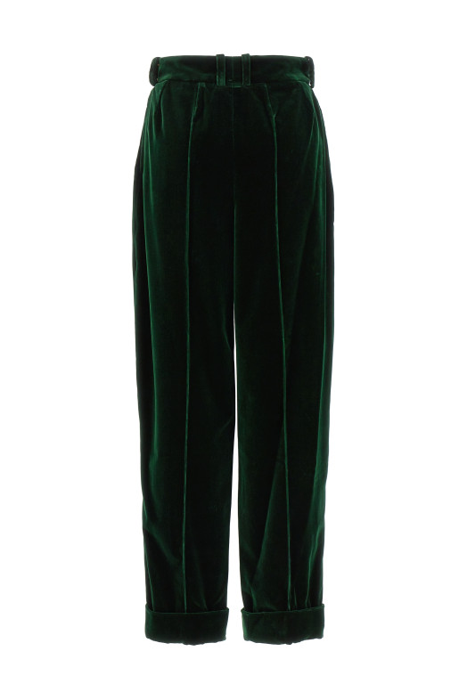 Boyfriend' pants Green