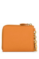 Кожаный кошелек оранжевого цвета PRADA (1ML061QHH) Кожаный кошелек оранжевого цвета PRADA (1ML061QHH)