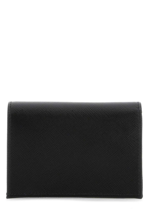 Black leather wallet Black PRADA (1MV021QHH) Black leather wallet Black PRADA (1MV021QHH)