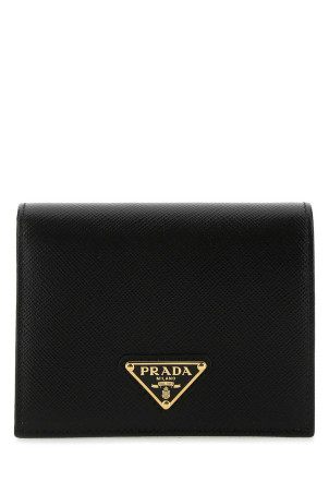 Black leather wallet Black PRADA (1MV204QHH) Black leather wallet Black PRADA (1MV204QHH)