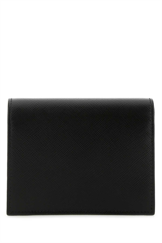 Black leather wallet Black PRADA (1MV204QHH)