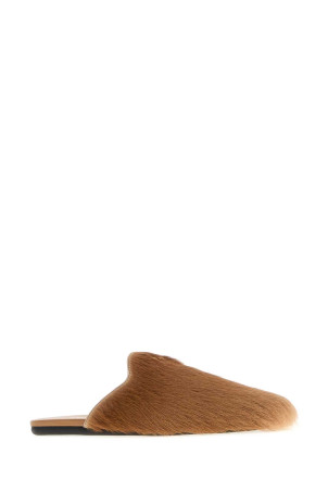 Camel calf hair slippers PRADA (1S008OFDD052HIO) Camel calf hair slippers PRADA (1S008OFDD052HIO)