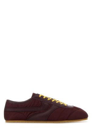 Burgundy fabric sneakers DRIES VAN NOTEN (252021727601) Burgundy fabric sneakers DRIES VAN NOTEN (252021727601)