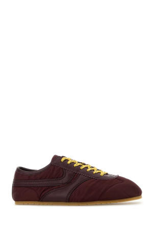 Burgundy fabric sneakers DRIES VAN NOTEN (252021727601) Burgundy fabric sneakers DRIES VAN NOTEN (252021727601)