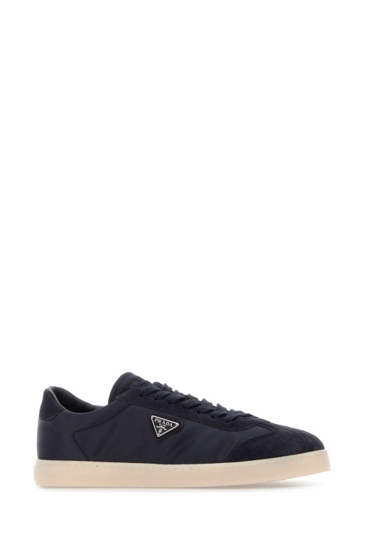 Midnight blue Re-Nylon and suede sneakers Blue PRADA (2EE454FG000D7C)
