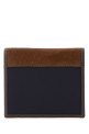 Two-tone fabric and suede wallet PRADA (2MO004384)