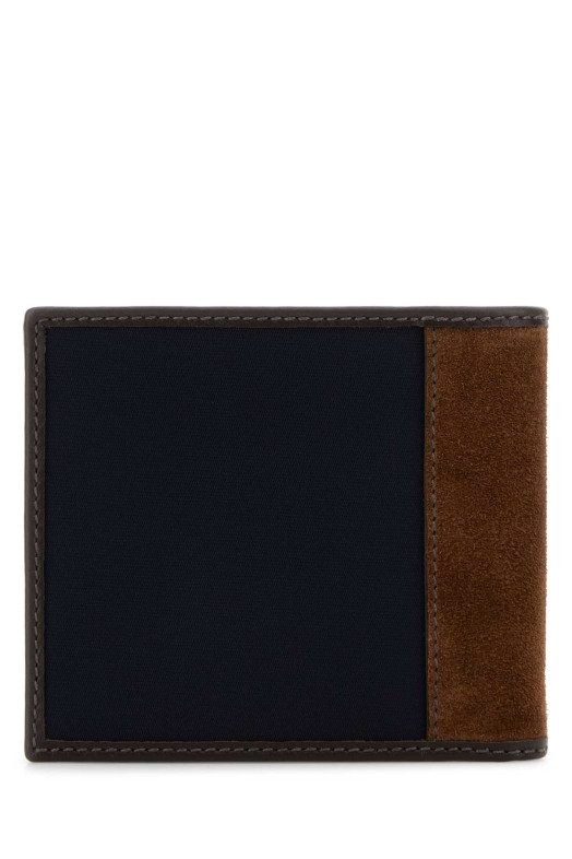 Two-tone fabric and suede wallet PRADA (2MO513384) Two-tone fabric and suede wallet PRADA (2MO513384)
