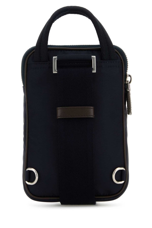 Двухцветный чехол для телефона из нейлона и замши PRADA (2ZH194384) Двухцветный чехол для телефона из нейлона и замши PRADA (2ZH194384)