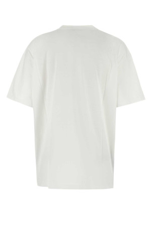 White cotton oversize t-shirt Black PRADA (3558AS21111CD) White cotton oversize t-shirt Black PRADA (3558AS21111CD)