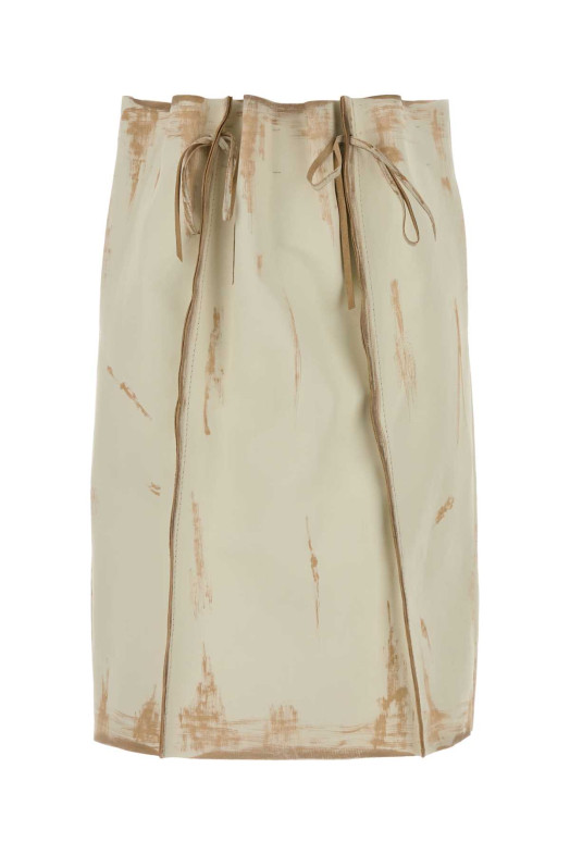 Sand leather skirt Black PRADA (51928SOOO18DD) Sand leather skirt Black PRADA (51928SOOO18DD)