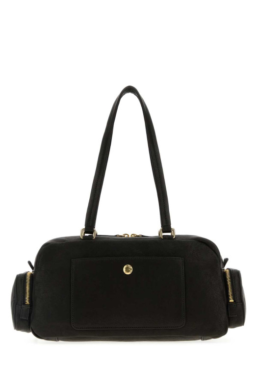 Черная кожаная сумка через плечо Black MIU MIU (5BB1752CV4) Черная кожаная сумка через плечо Black MIU MIU (5BB1752CV4)