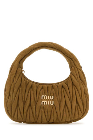 Khaki suede handbag MIU MIU (5BC125VOOYAB7O) Khaki suede handbag MIU MIU (5BC125VOOYAB7O)