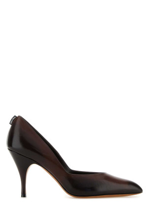 Brown leather pumps MIU MIU (5I546EFA085537) Brown leather pumps MIU MIU (5I546EFA085537)