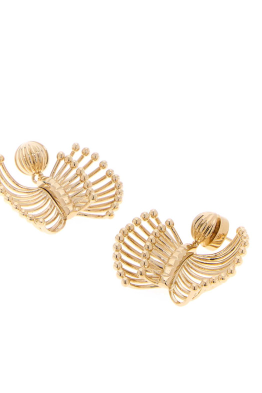 Золотые металлические серьги MIU MIU (5IO3232IEV)