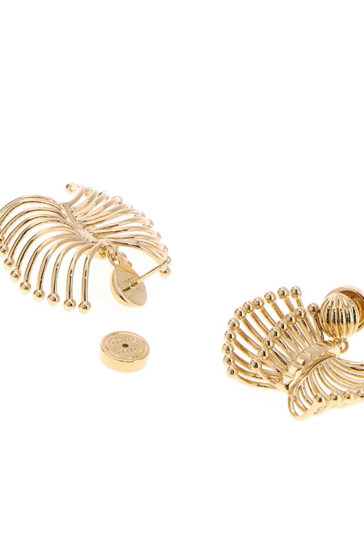 Золотые металлические серьги MIU MIU (5IO3232IEV)