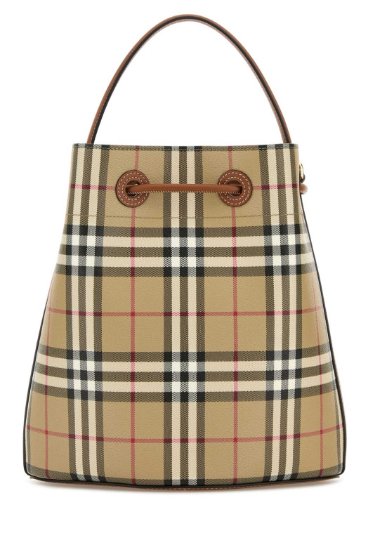 Сумка-відро з принтом BURBERRY (8109795)