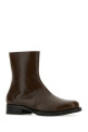 Chocolate leather Camion ankle boots OUR LEGACY (A3207CO)