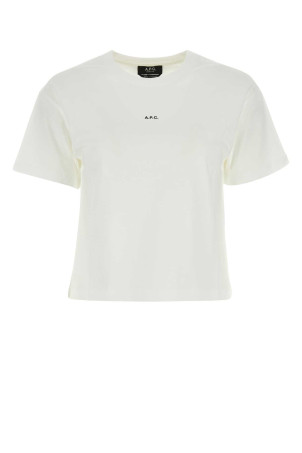 White cotton t-shirt A.P.C. (COHBWF26387) White cotton t-shirt A.P.C. (COHBWF26387)