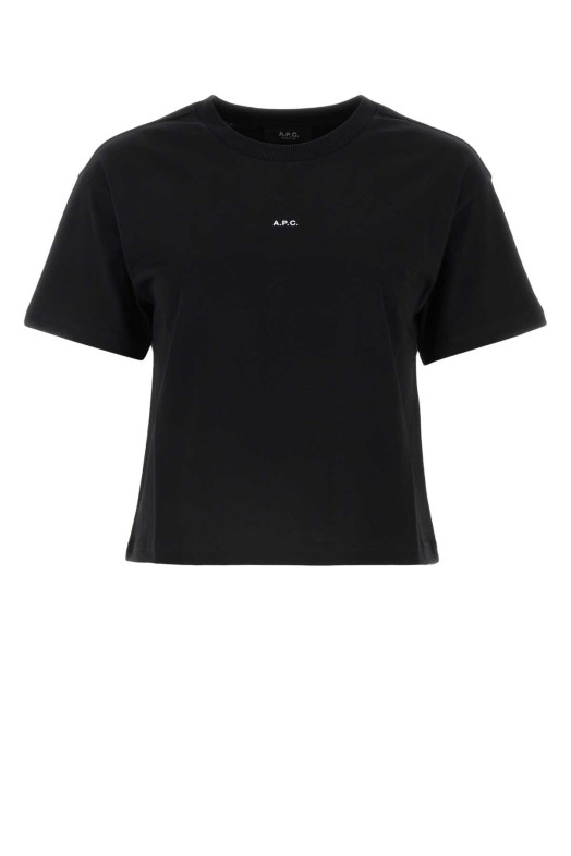 Black cotton t-shirt A.P.C. (COHBWF26387) Black cotton t-shirt A.P.C. (COHBWF26387)
