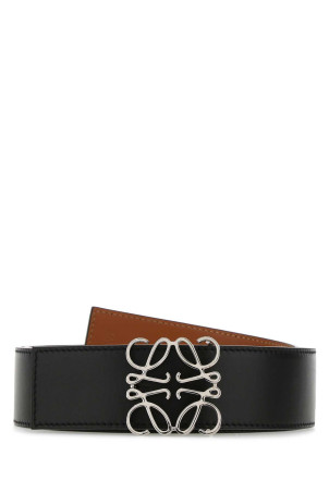 Чорний шкіряний ремінь LOEWE (E821238X12)