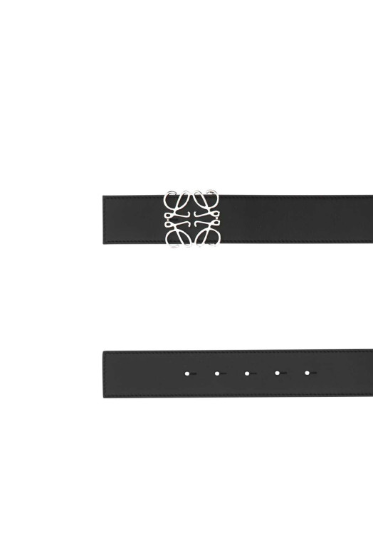 Чорний шкіряний ремінь LOEWE (E821238X12)