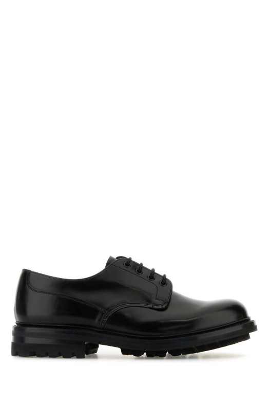 Black leather Mc Neil LW lace-up shoes Black CHURCH'S (EEC300FG000009XV)