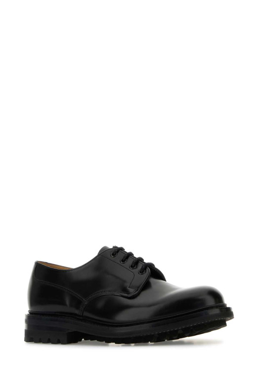 Black leather Mc Neil LW lace-up shoes Black CHURCH'S (EEC300FG000009XV)