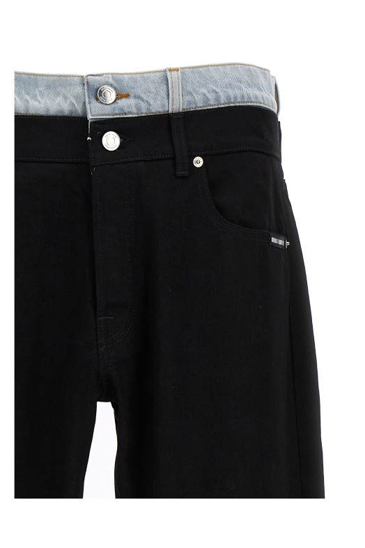 Double waist jeans Black Double waist jeans Black