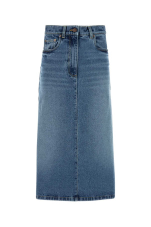 Джинсовая юбка PRADA (GFD176SOOO16PK)