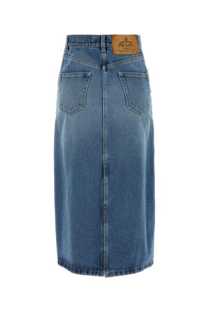 Джинсовая юбка PRADA (GFD176SOOO16PK)
