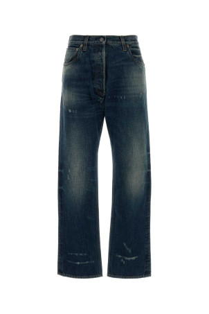 Джинси з деніму Blue PRADA (GFP536SOOO1631)