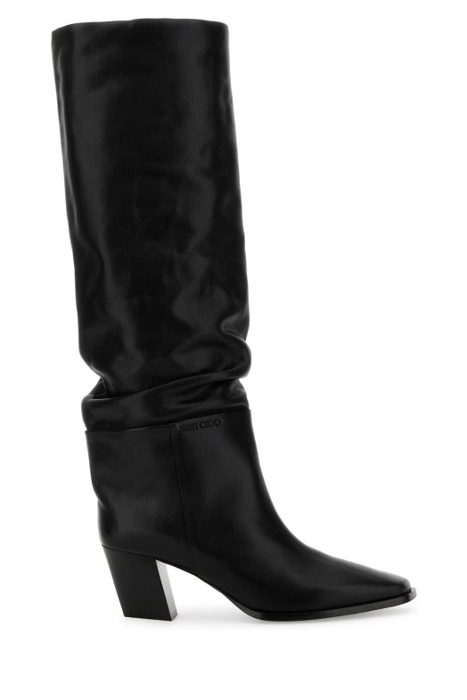 Black leather Hart 60 boots Black JIMMY CHOO (HARTKB60WLZ) Black leather Hart 60 boots Black JIMMY CHOO (HARTKB60WLZ)