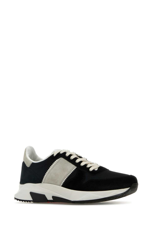 Black mesh and suede sneakers TOM FORD (J1389LCL427N) Black mesh and suede sneakers TOM FORD (J1389LCL427N)