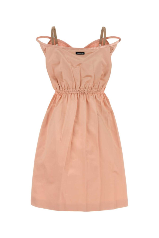 Salmon satin dress MIU MIU (MF6040SOOO18BE)