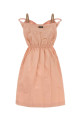 Salmon satin dress MIU MIU (MF6040SOOO18BE)