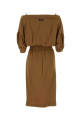 Camel crepe dress MIU MIU (MF6048SOOO16Z1)