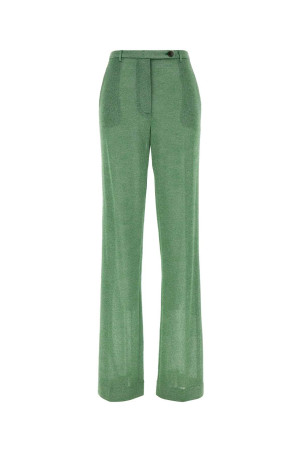 Green viscose blend pant MIU MIU (MMP284SOOO176X)