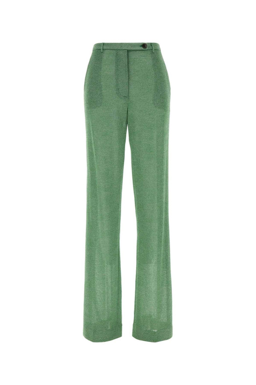 Green viscose blend pant MIU MIU (MMP284SOOO176X)