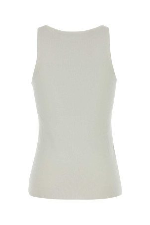 White cotton tank top Black MIU MIU (MMV310SOOO18HY) White cotton tank top Black MIU MIU (MMV310SOOO18HY)