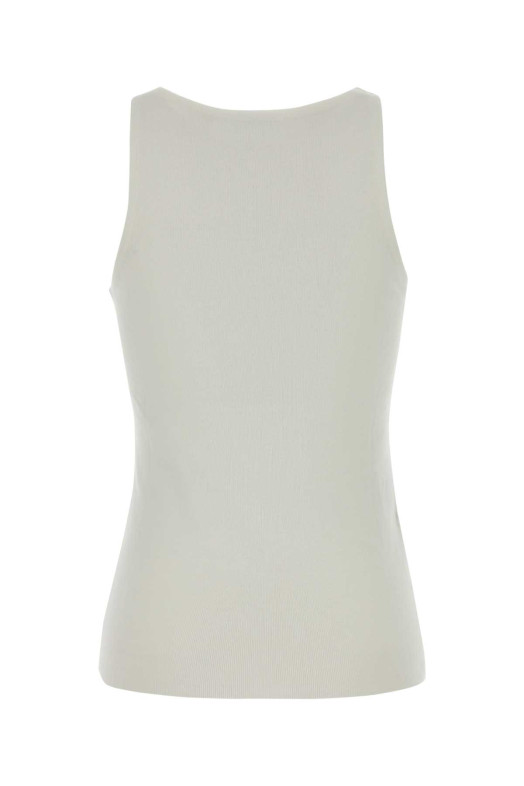 White cotton tank top Black MIU MIU (MMV310SOOO18HY) White cotton tank top Black MIU MIU (MMV310SOOO18HY)