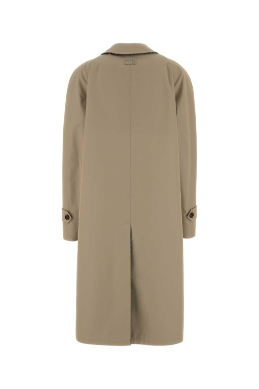 Бежевый двусторонний тренч из габардина MIU MIU (MS2131SOOO1798) Бежевый двусторонний тренч из габардина MIU MIU (MS2131SOOO1798)