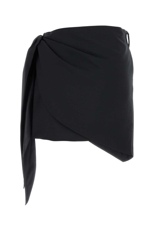 Midnight blue mohair blend mini skirt Blue PRADA (P114ZSOOO12I1) Midnight blue mohair blend mini skirt Blue PRADA (P114ZSOOO12I1)